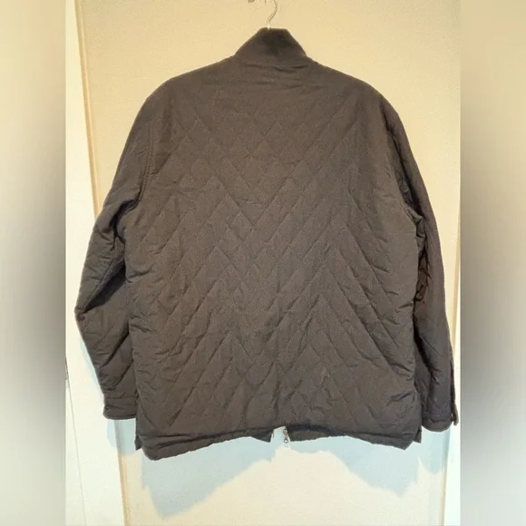 Ralph Lauren Quilted Wool Lined Jacket in Black M - Picture 2 of 6